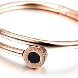 MEENAZ bracelet for woman combo Bangles for women Anti Tarnish Stylish Adjustable Bracelet for girls rose gold Kada for Women Accessories Jewellery for Women Girls friendship open kada 576